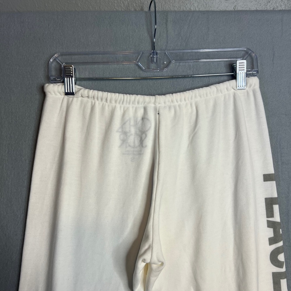 Chaser Joggers Womens Size S Peace On Earth Graphic Sweatpants Drawstring NWT - Picture 9 of 9